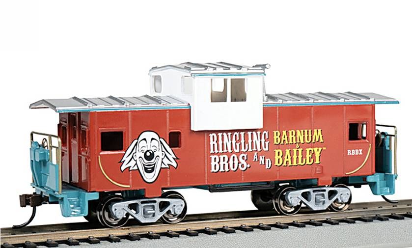 Bachmann 16614  36' Wide-Vision Caboose - Ringling Bros.  Barnum & Bailey