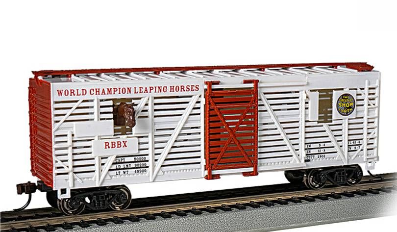 Bachmann 16613  40' Stock Car - Ringling Bros. and Barnum & Bailey Animated