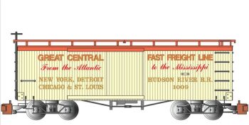 Bachmann 72308  Old-Time Box Car - New York Central & Hudson River