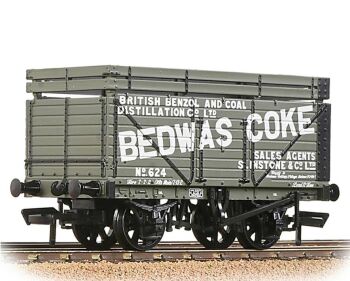 Bachmann 37-205A  8 Plank Wagon Coke Rails 'Bedwas' Grey
