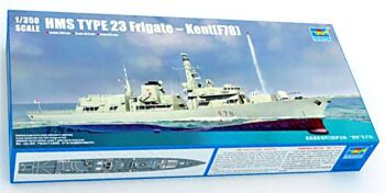 Trumpeter PKTM04544  HMS Kent F78 Type 23 British Frigate 1:350