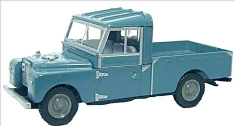 Oxford Diecast 76LAN1109002  Blue Land Rover 109 inch