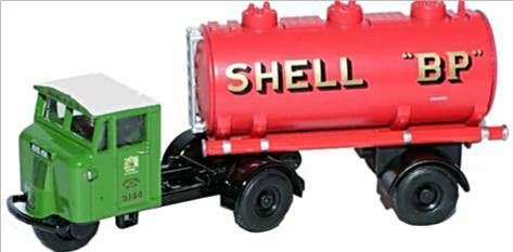 Oxford Diecast 76MH012  Shell-Mex & BP Ltd Mechanical Horse Tank Trailer