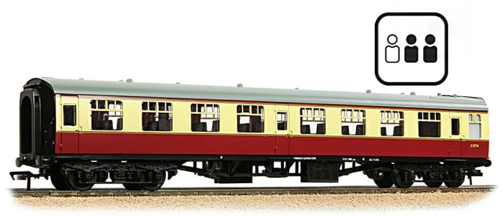 Bachmann 39-052HPF  BR Mk1 TSO Tourist Second Open BR Crimson & Cream [PF]