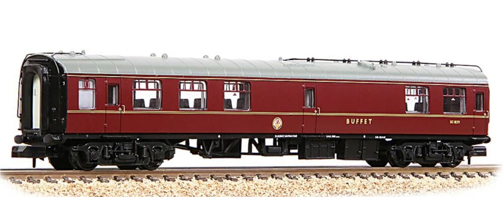 Graham Farish 374-107B  Mk1 RMB Mini Buffet car BR Maroon  (N scale)