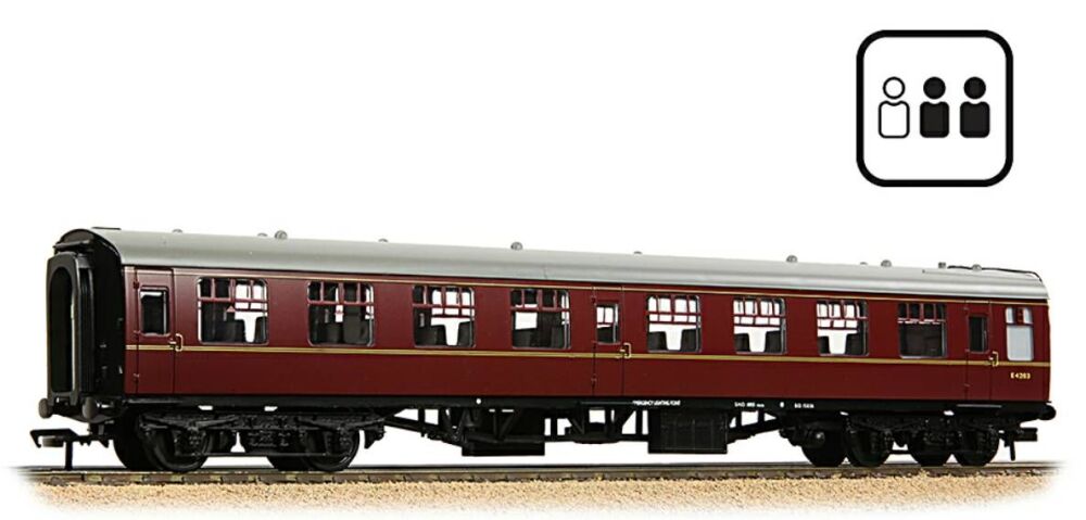 Bachmann 39-060APF  BR Mk1 TSO Tourist Second Open BR Maroon [PF]