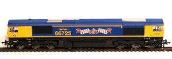 Hornby R3902-SU  GBRf Class 66 Diesel locomotive 'Sunderland' 66725 1:76