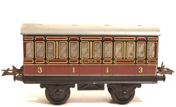 Hornby No1-SU  LMS Suburban Composite Coach (O Gauge)