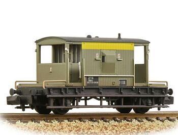 Graham Farish 377-529A  BR 20T Brake Van BR Engineers Grey & Yellow [W]