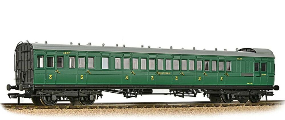 Bachmann 39-603  SE&CR 60ft Birdcage Brake Third Lavatory SR Malachite Gree