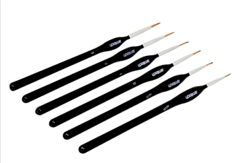 Amtech S4125  6pc fine detail paint brush set
