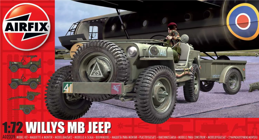 Airfix A02339  Willys MB Jeep 1:72