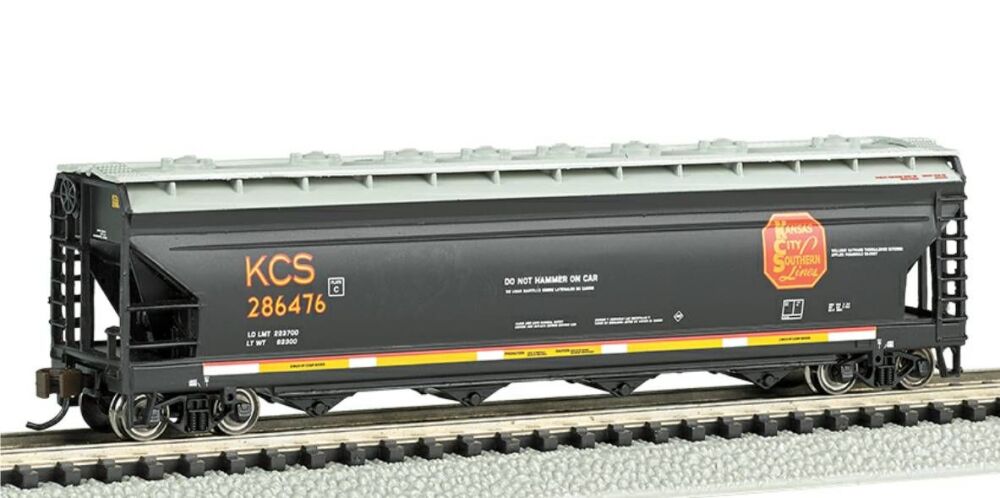 Bachmann 17556  ACF 56' 4-Bay Center-Flow Hopper - KCS #286476