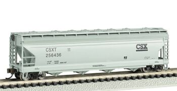 Bachmann 17557  ACF 56' 4-Bay Center-Flow Hopper - CSX #256436