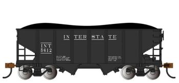 Bachmann 19513  55 Ton 2-Bay USRA Outside Braced Hopper - Interstate #5612
