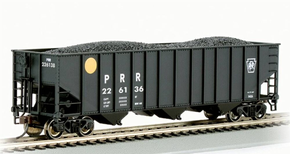 Bachmann 18713  Bethlehem Steel 100-Ton Hopper - Pennsylvania - Yellow Ball