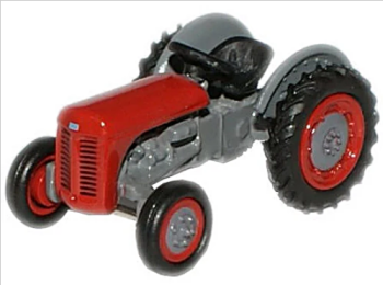 Oxford Diecast 76TEA002  Ferguson TEA Tractor Red/Grey