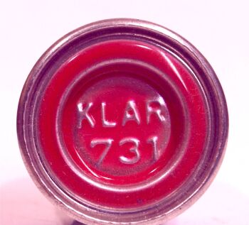 Revell 731 (Clear Colour)  Red Clear 14ml Tinlet