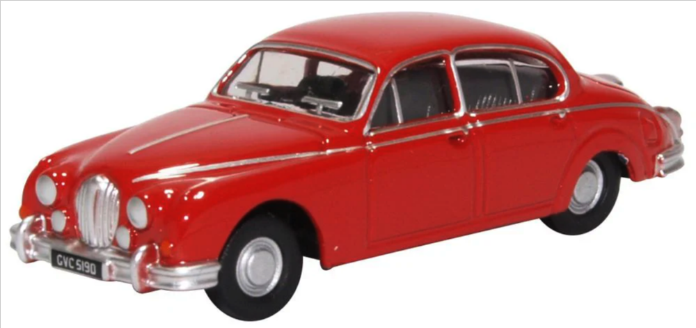 Oxford Diecast 76JAG2007 Jaguar MKII Carmen Red