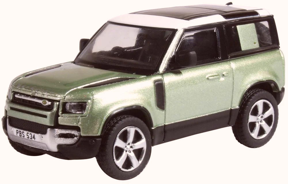 Oxford Diecast 76ND90001 New Land Rover Defender 90 Pangea Green