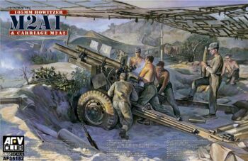 AFV Club AF35182  M2A1 105mm Howitzer & Carriage M2A2 1:35