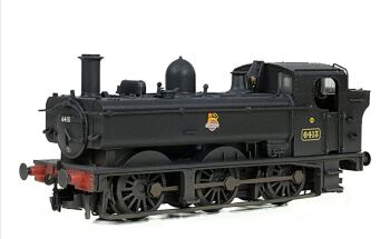 Graham Farish 371-986C  GWR 64XX Pannier Tank 6413 BR Black (Early Emblem) [W]