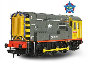 Bachmann 35-906  Class 08 08928 BR Railfreight (Red Stripe)