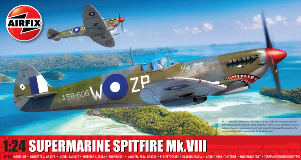 Airfix A17002  Supermarine Spitfire Mk.VIII 1:24