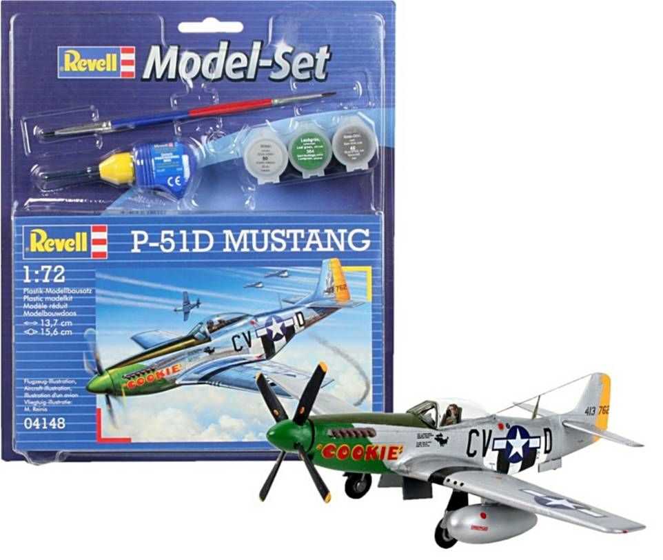 Revell 04148  P-51D Mustang Model Set 1:72