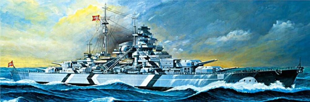 Academy 14109  German Navy Battleship 'Bismarck' 1:350