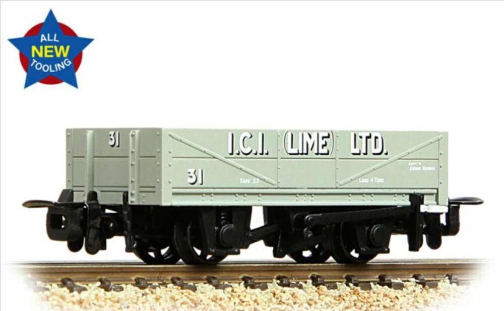 Bachmann 393-152 RNAD Rebuilt Open Wagon 'ICI Buxton Lime'