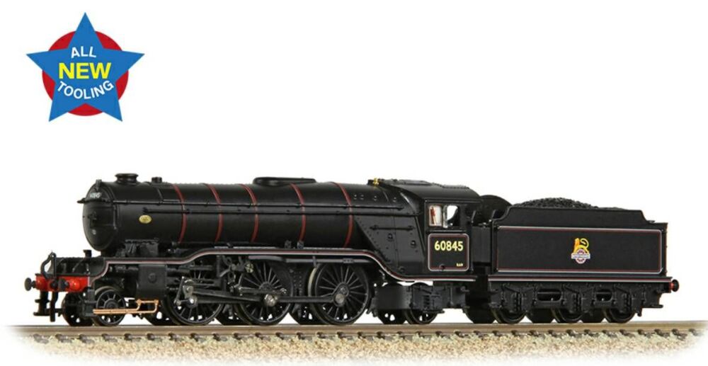 Graham Farish 372-612  LNER V2 60845 BR Lined Black (Early Emblem)