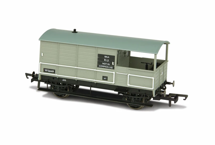 Oxford Rail OR76TOB004  BR Toad 4 Wheel Brake Van Bala W56449