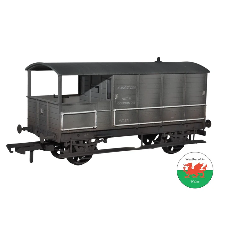 Oxford Rail OR76TOB003W  BR Toad 4 Wheel Brake Van Basingstoke W35717