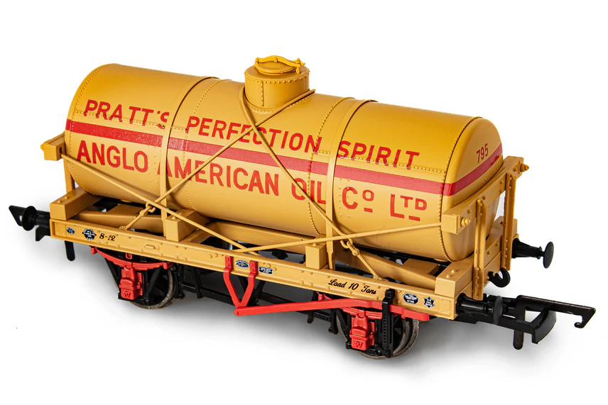 Oxford Rail OR76TK2011  12T Tank Wagon - Pratt's Perfection Spirit No.795