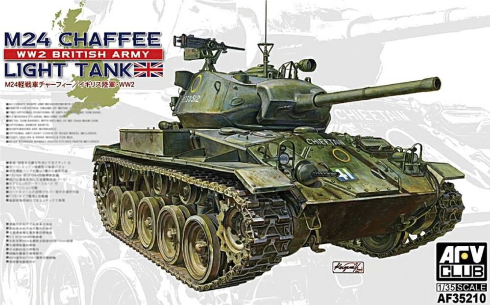 AFV Club AF35210  British Army M24 Chaffee WWII Light Tank 1:35