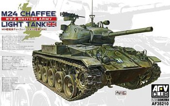 AFV Club AF35210  British Army M24 Chaffee WWII Light Tank 1:35