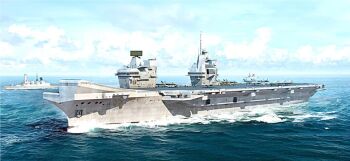 Trumpeter 06751  Royal Navy HMS Queen Elizabeth R08 Aircraft Carrier 1:700