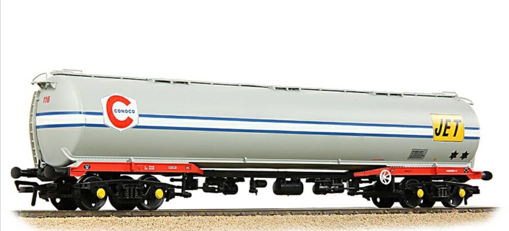 Bachmann 38-109  BR 102T TEA Bogie Tank Wagon 'Jet-Conoco' Light Grey