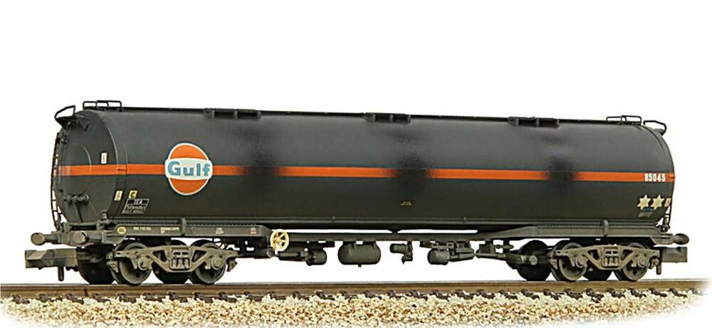 Graham Farish 373-565  BR 102T TEA Bogie Tank Wagon 'Gulf' Black [W]