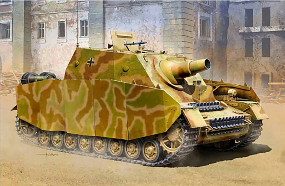 Academy 13525  German Army Sturmpanzer IV Brummbär Mid Assault Tank
