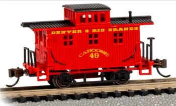 Bachmann 15759  Old-Time Bobber Caboose D&RG #49