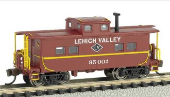 Bachmann 16867  Northeast Steel Caboose - Lehigh Valley #95002 - Tuscan Red