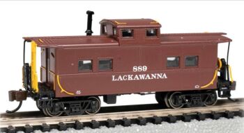 Bachmann 16868  Northeast Steel Caboose - Lackawanna #889 Maroon