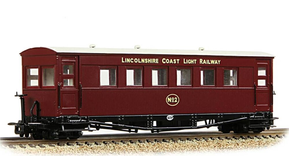 Bachmann 394-028  Gloucester Bogie Coach Lincolnshire Coast L.R. Maroon No.