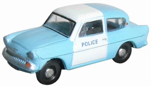 Oxford Diecast N105003  Police Panda Ford Anglia