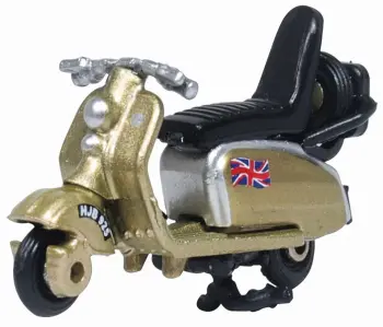 Oxford Diecast 76SC004  Scooter Gold