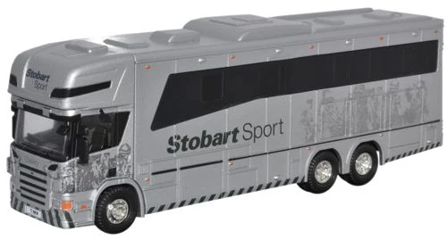 Oxford Diecast 76SCA03HB  Eddie Stobart Scania Horsebox