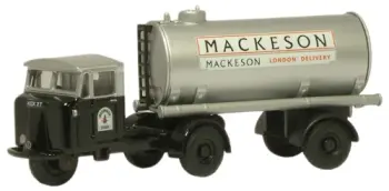 Oxford Diecast 76MH013  Mackeson Mechanical Horse Tank Trailer