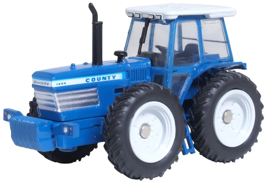 Oxford Diecast 76FCT001  Blue Ford County Tractor